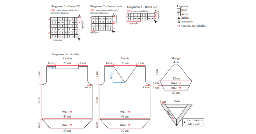 camisa militar em tricô