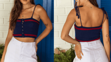 Fique linda no verão com o cropped de alça em crochê: Passo a passo com gráficos
