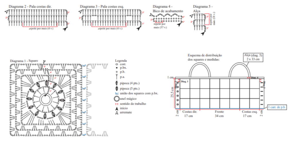Lindo cropped regata de crochê para usar no natal: Passo a passo com gráficos