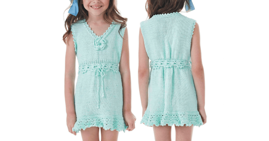 Lindo e fácil vestido para criança de crochê: Passo a passo com gráficos