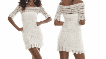 Faça o lindo vestido réveillon em crochê: Passo a passo com gráficos