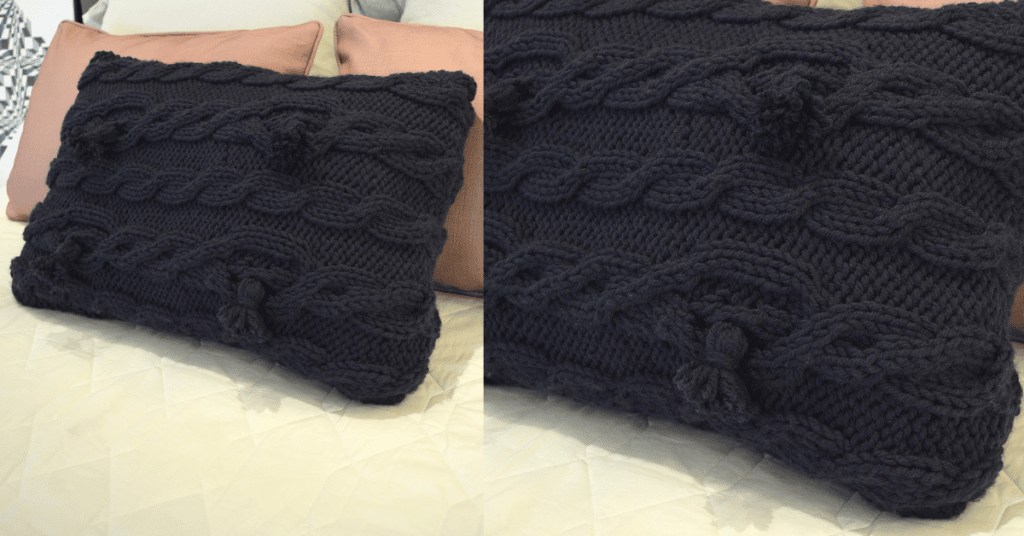 Faça a almofada tassel de tricô de um jeito fácil: Passo a passo com gráficos