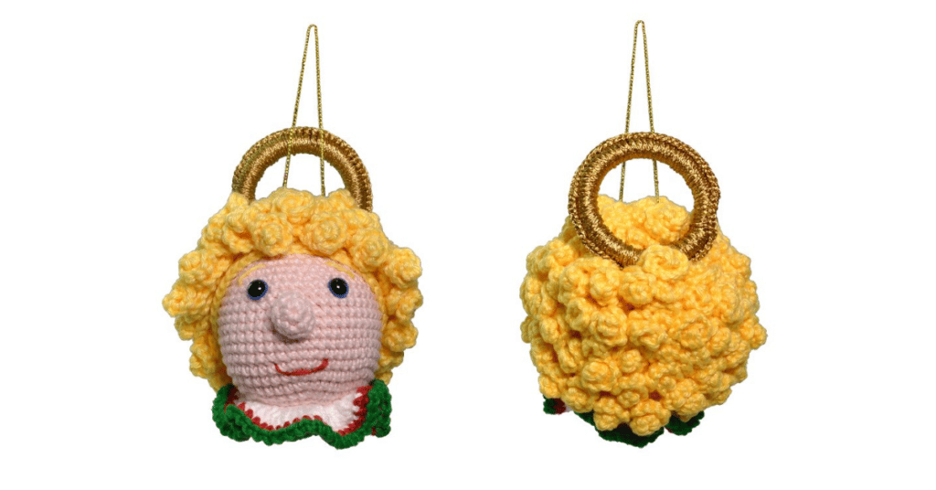 Enfeite natalino amigurumi de anjinho em crochê: Passo a passo da receita