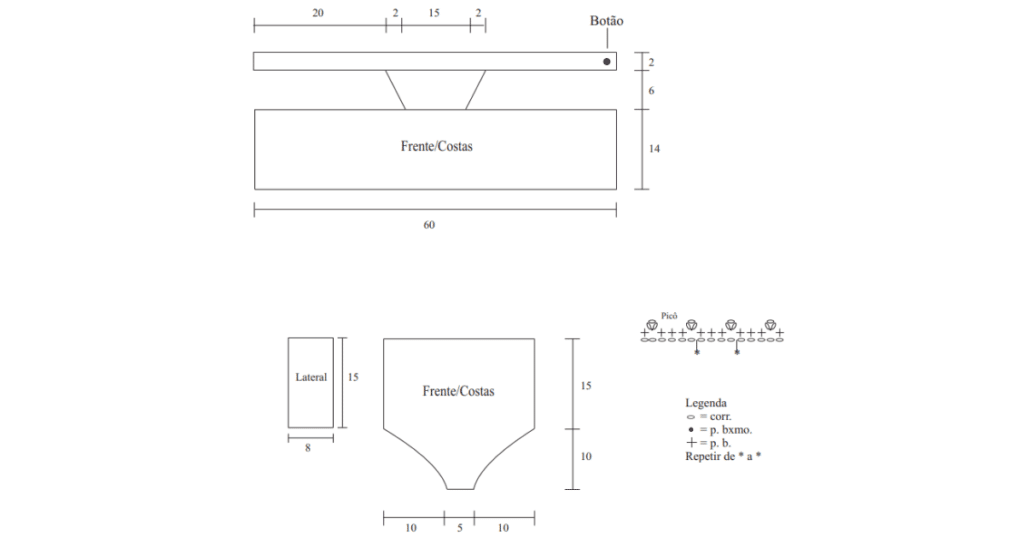 Fique linda com o conjuntinho de tricô para o verão: Passo a passo com gráficos