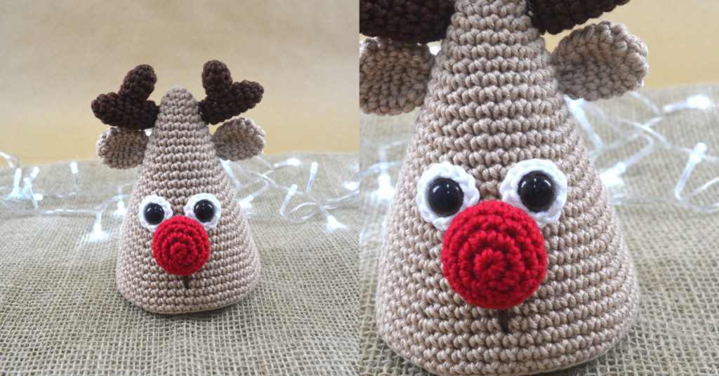 Amigurumi rena de natal em crochê: Passo a passo da receita
