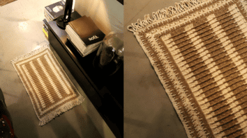 Faça o lindo tapete com franja em crochê: Passo a passo com gráficos