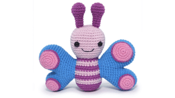 Faça o lindo Amigurumi de Borboleta em Crochê: Passo a passo da receitinha