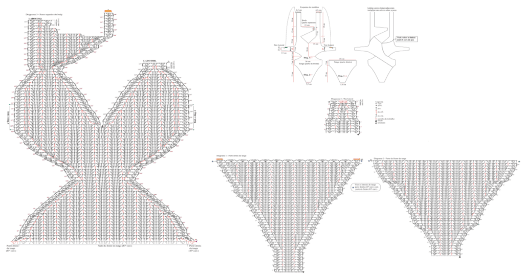 Faça o lindo body cavado amarelo em crochê: Passo a passo com gráficos