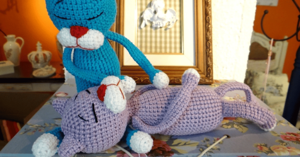 Decore a sua casa com o Amigurumi de gato em Crochê: Passo a passo