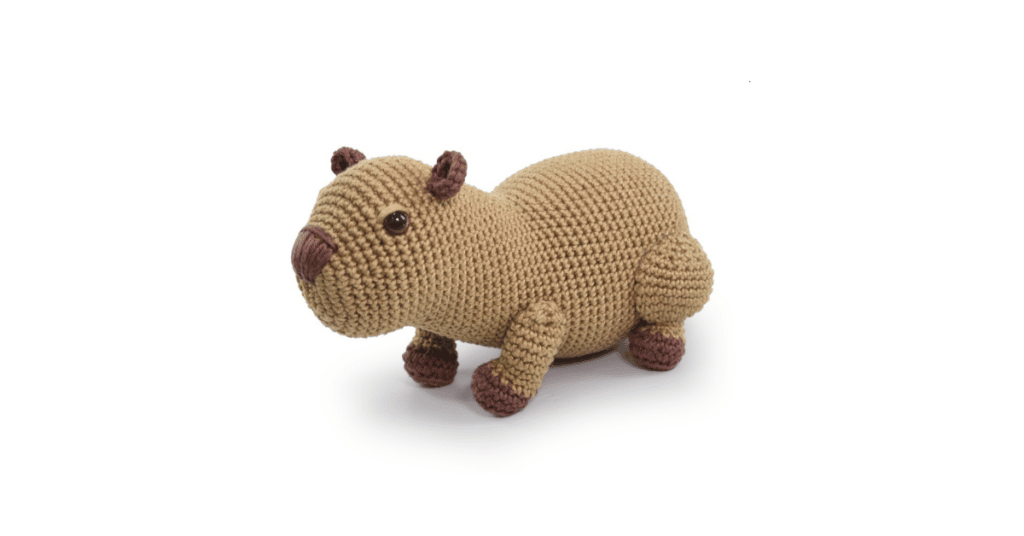 Faça o lindo Amigurumi de Capivara em Crochê: Passo a passo da receitinha