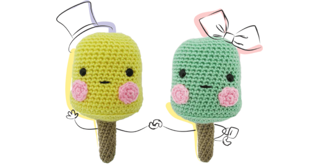 Amigurumi de Picolés em Crochê: Passo a passo da receitinha