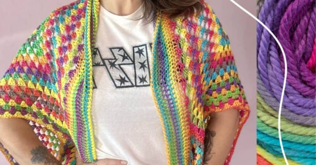 Colete de crochê – Fio Rio, ideal para Soltar a Criatividade