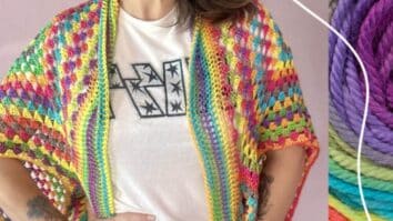 Colete de crochê – Fio Rio, ideal para Soltar a Criatividade