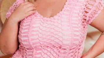 Blusa de Crochê de Grampo - Uma Opção Plus Size Super Estilosa