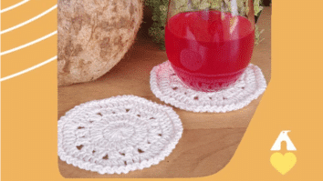 Porta-copos mandala de crochê: Uma decoração maravilhosa!