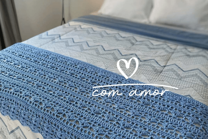 Peseira de crochê Oceano: Um projeto perfeito para o dia das mães!