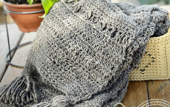 Manta em crochê peruano: uma opção super quentinha para você!