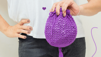 Bolsinha de crochê: Uma fofura em artesanato
