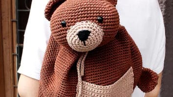 Mochila de Crochê Urso: Veja Como Fazer essa Linda Peça