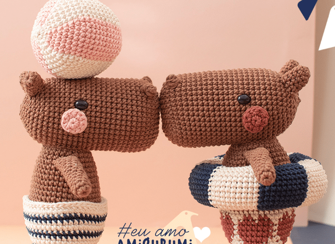 Amigurumi: Capivara que vai fazer você morrer de amores!