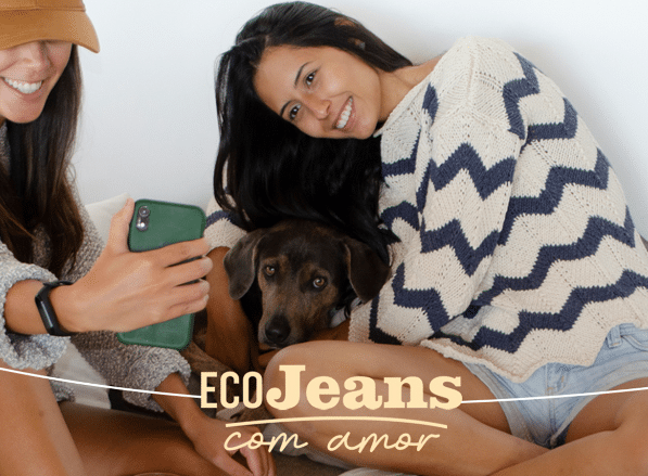 Blusa Chevron feita com o fio Eco Jeans! Receita de tricô