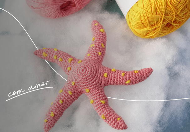 Amigurumi: Aprenda a fazer uma estrela do mar de crochê