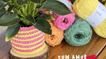 CACHEPÔ DE CROCHÊ: A Decor perfeita para sua casa!