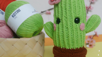Cacto Amigurumi – Receita de Primavera com KOTINI