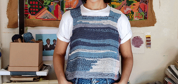 Colete de tear – Tendência com ECOJEANS