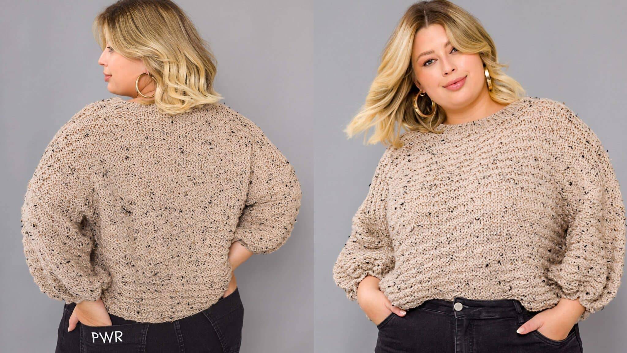 Blusa de tricô Confete: Passo a passo