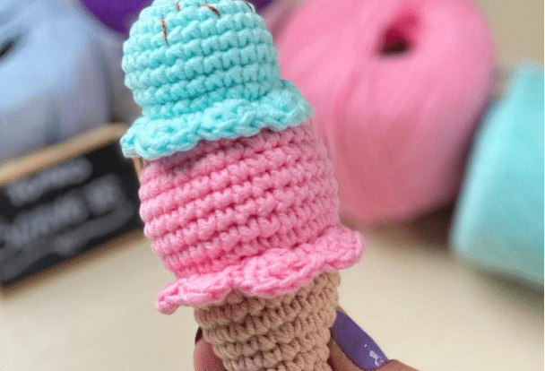 Amigurumi Sorvete Bubbaloo – Fio Balloon Amigo