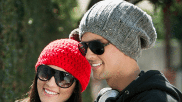 Gorro cinza masculino em tricô (Cisne Acalanto)