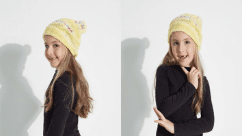 Gorro De Tricô com Pompom Lindo e Quentinho Com Gráfico para iniciantes