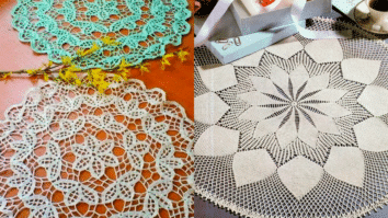Centros de Mesa Em Croche Bonitos e Delicados