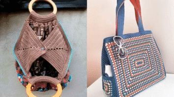 Bolsas de Crochê Criativas