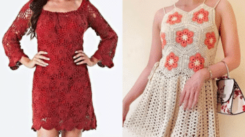 Vestidos de Crochê e Tricô Chiques