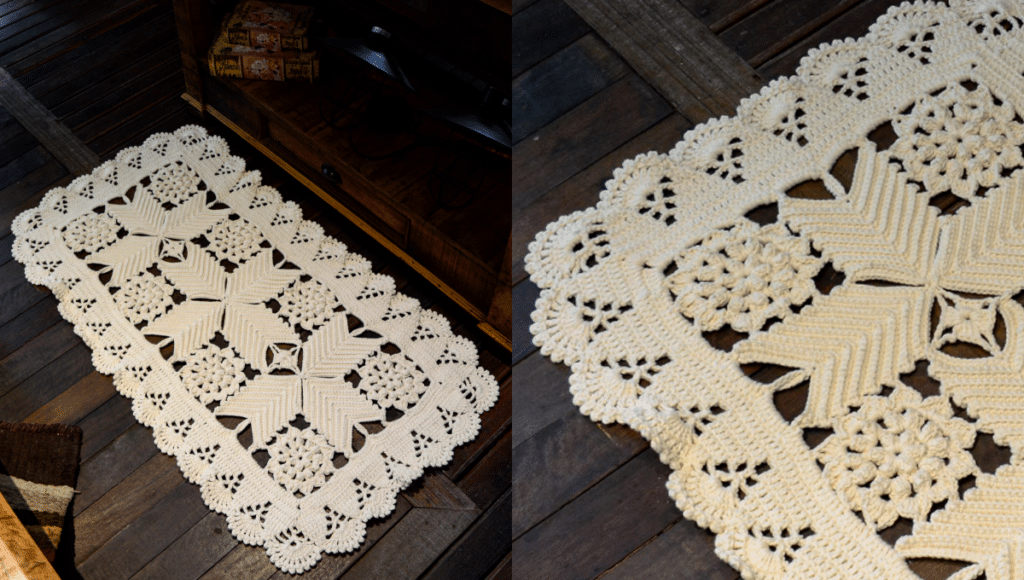 Tapete de Crochê Prosaico