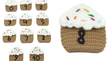 Jogo de Cupcake em Crochê