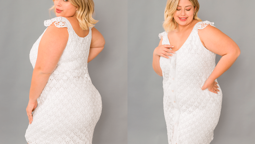 Vestido em Crochê Romântico