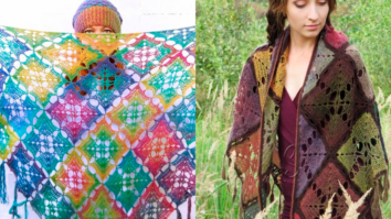 Xales em Crochê com Linha com Squares