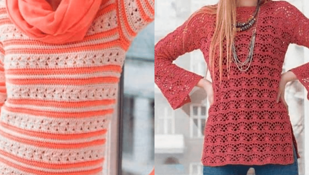 Pontos Fantasia para Blusas de Crochê