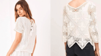 Blusas de Crochê Brancas