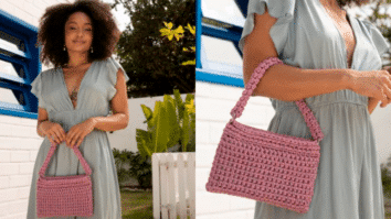 Bolsa de Crochê Unicórnio