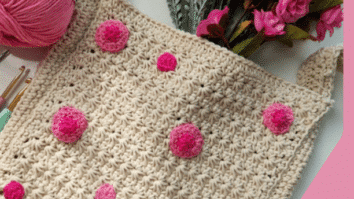 Bolsa de crochê Outubro Rosa