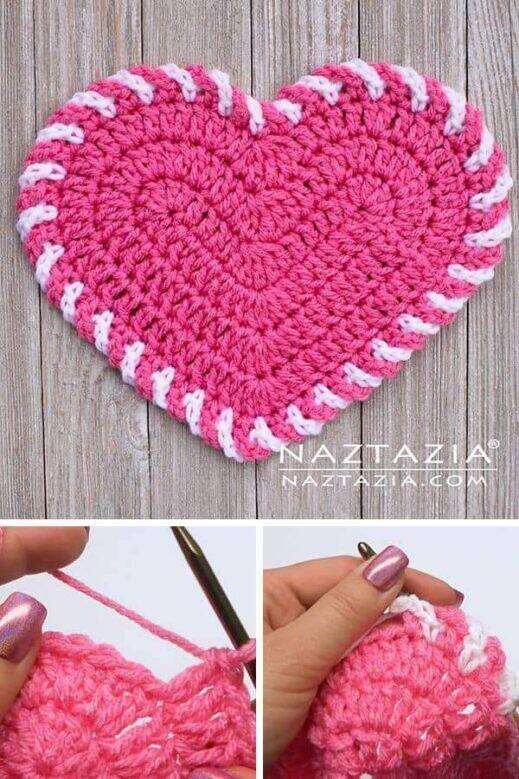 Diy: Coração de Crochê: Inspirações, Passo a Passo e Gráficos
