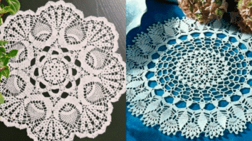 Centros de Mesa de Crochê Redondos com Gráfico: 25 Ideias Fantásticas para Copiar - 2