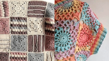 Blusas de Croche Modernas: Squares Quadrados para Criar a Sua Pt 3