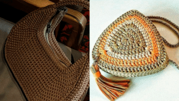 Bolsas de Crochê com Fio Náutico - 21 Idéias Inspiradoras e Gráficos Pt 2