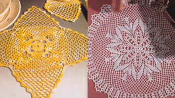 Centros de Mesa em Crochê com Gráficos : Faça Sucesso na Sua Decor Pt 2