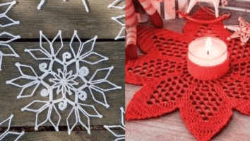 Decore Sua Árvore de Natal com Estes Lindos Enfeites de Crochê